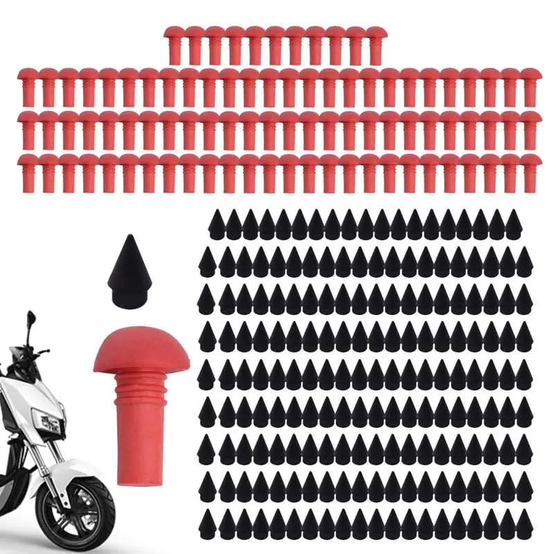 Pneumatico per vuoto riparazione del chiodo tappo a vite per pneumatici autofilettante 90 pezzi tappo a vite per pneumatici riparazione pneumatici kit di chiodi in gomma per trattore per auto Motorc