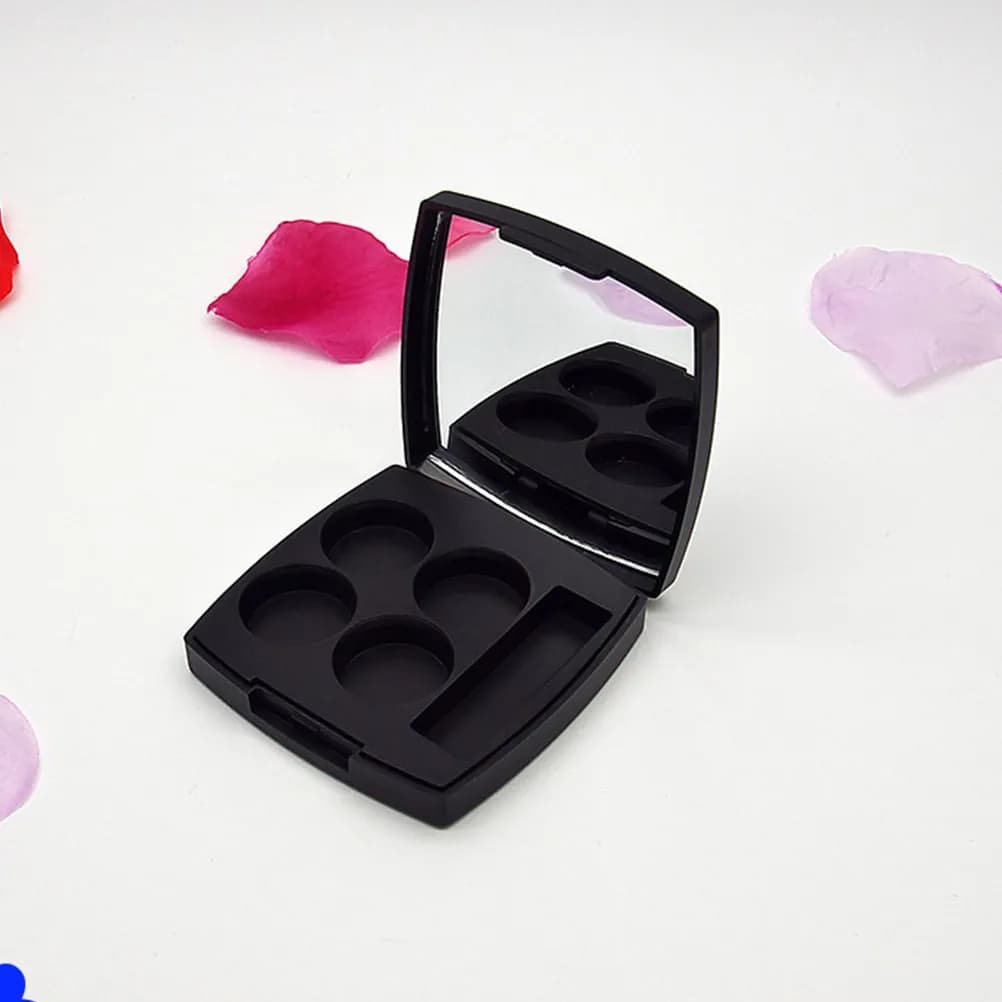 2 pieces of rechargeable empty enclosures for lipstick, black, portable, suitable for umbrella, light, powder and foundation