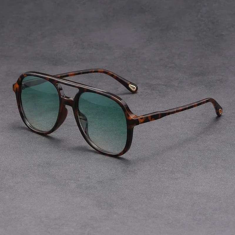 Fashion Double Beam Square Sunglasses Women Luxury Brand Designer Glasses Retro Rectangle Sun Glass Vintage Eyewear Female