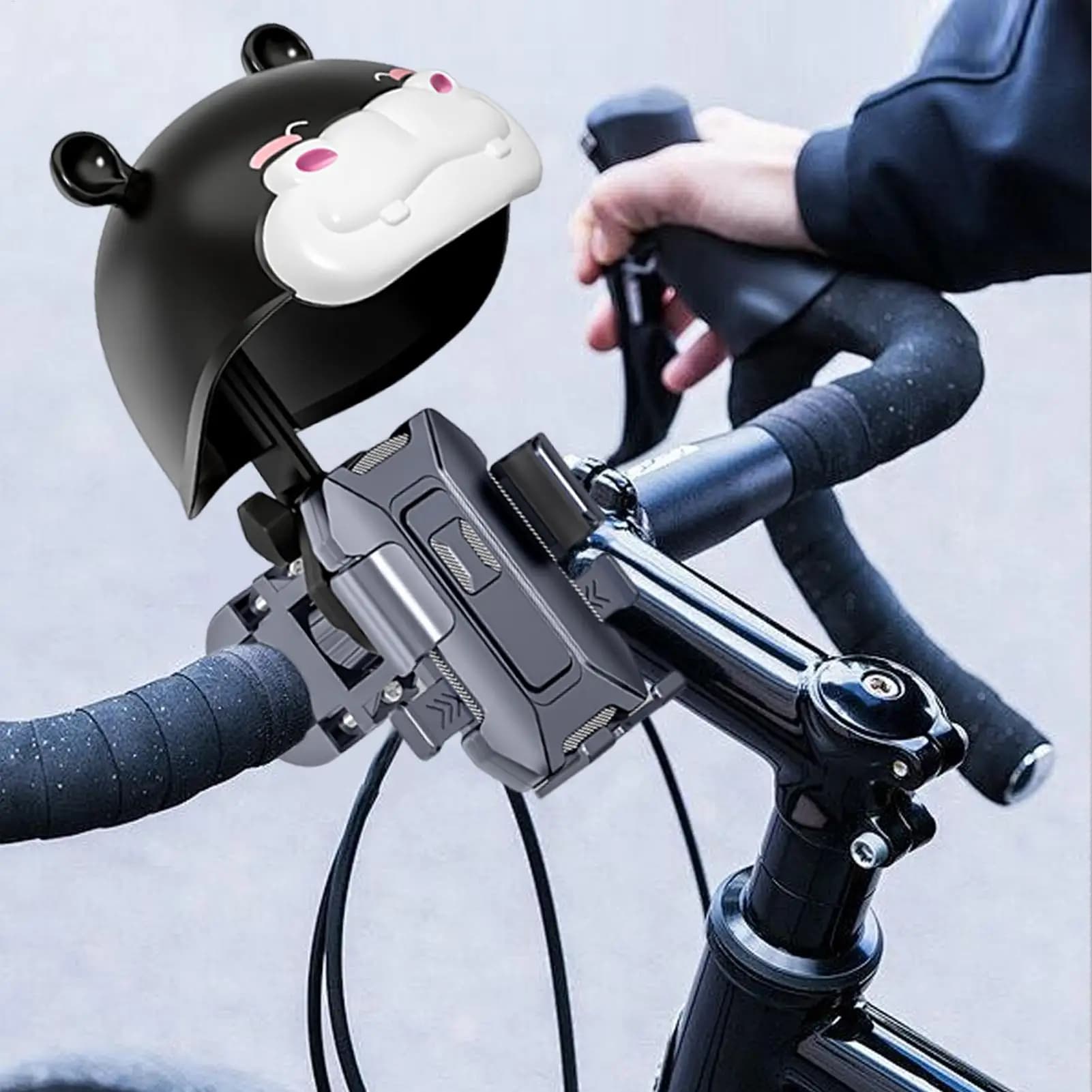 Support for bikes with helmet Solar protection Rain handle Phone support for bike motor Moto Mountain Road
