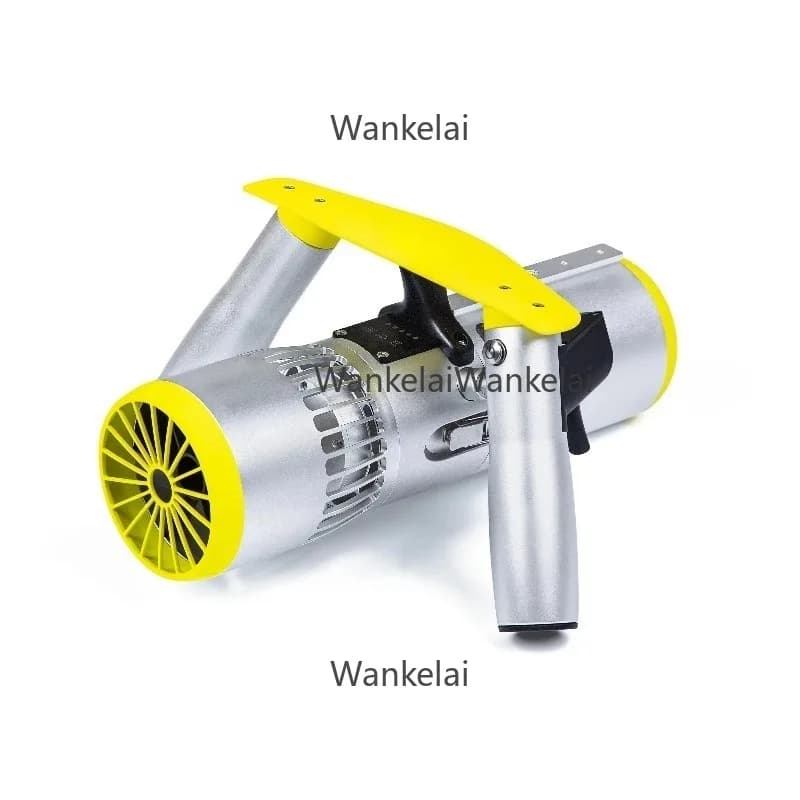 Portable diving scooter with multimodal propeller for snorkeling and scuba diving with adjustable speed
