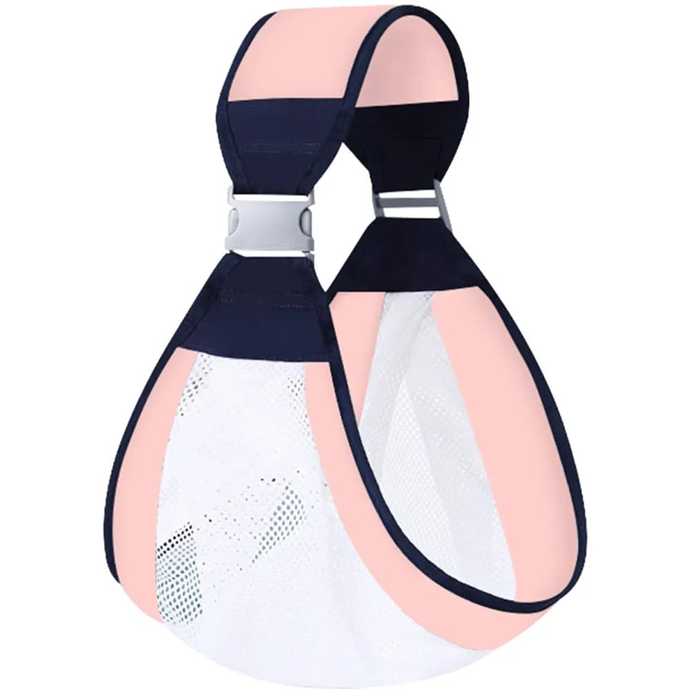 Premium Polyester Baby Carrier Breathable Comfortable All Season Infant Mesh Hip Carrier Multifunctional Front Sling for Outdoor