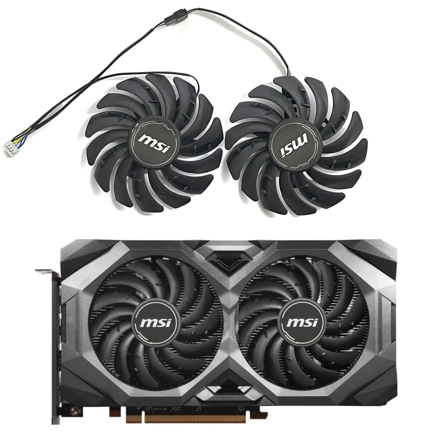 PLD09210S12HH 4PIN 87MM DC 12V 0.4A RX5600 RX5700 GPU Fan For MSI RADEON RX 5600 5700 XT MECH OC Graphics Video Card Cooling Fan