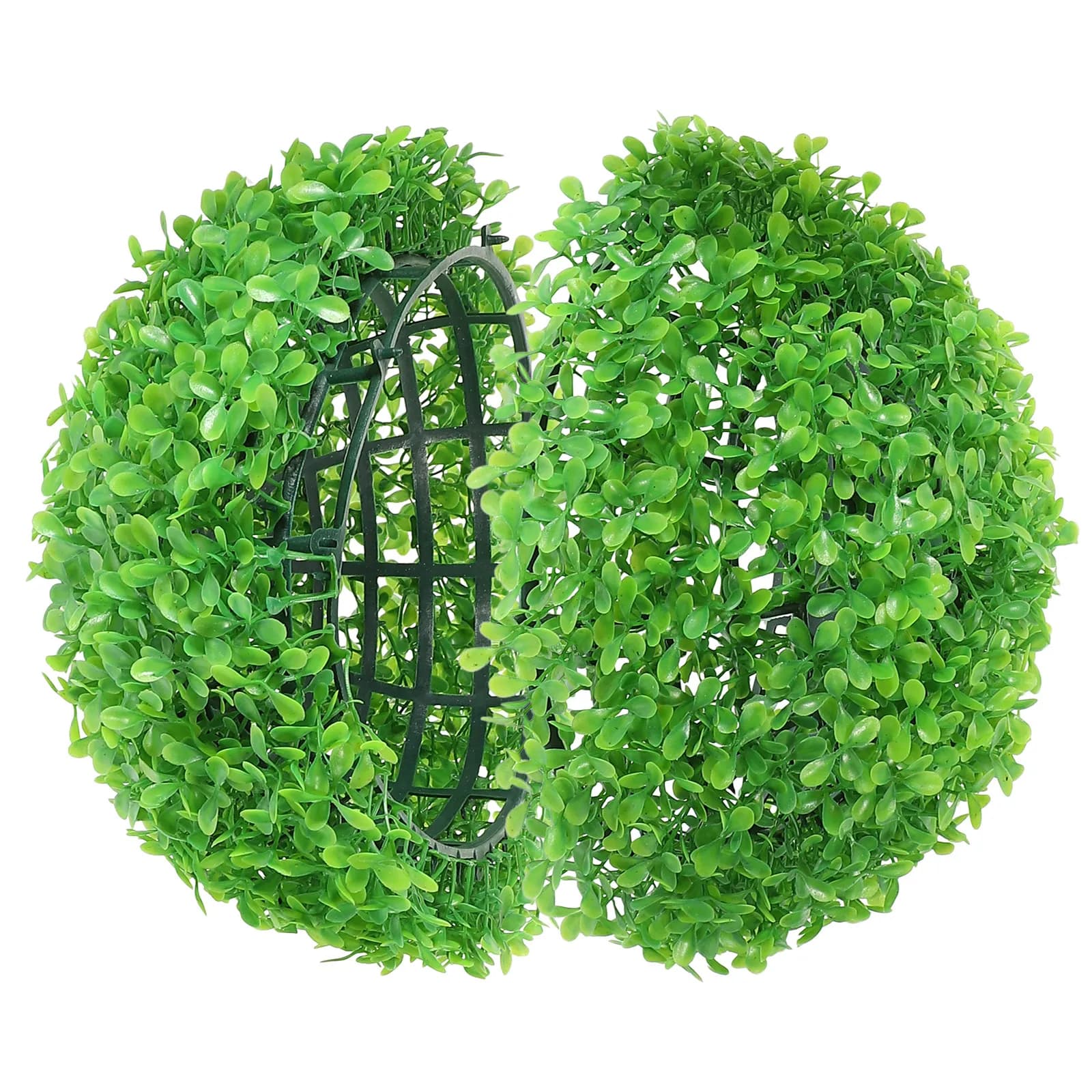 Palla di Piante Artificiali in Plastica, Alta Simulazione, Sfera di Erba Verde, Decorazione per Casa e Giardino, Forniture per Feste, da Appendere al Soffitto