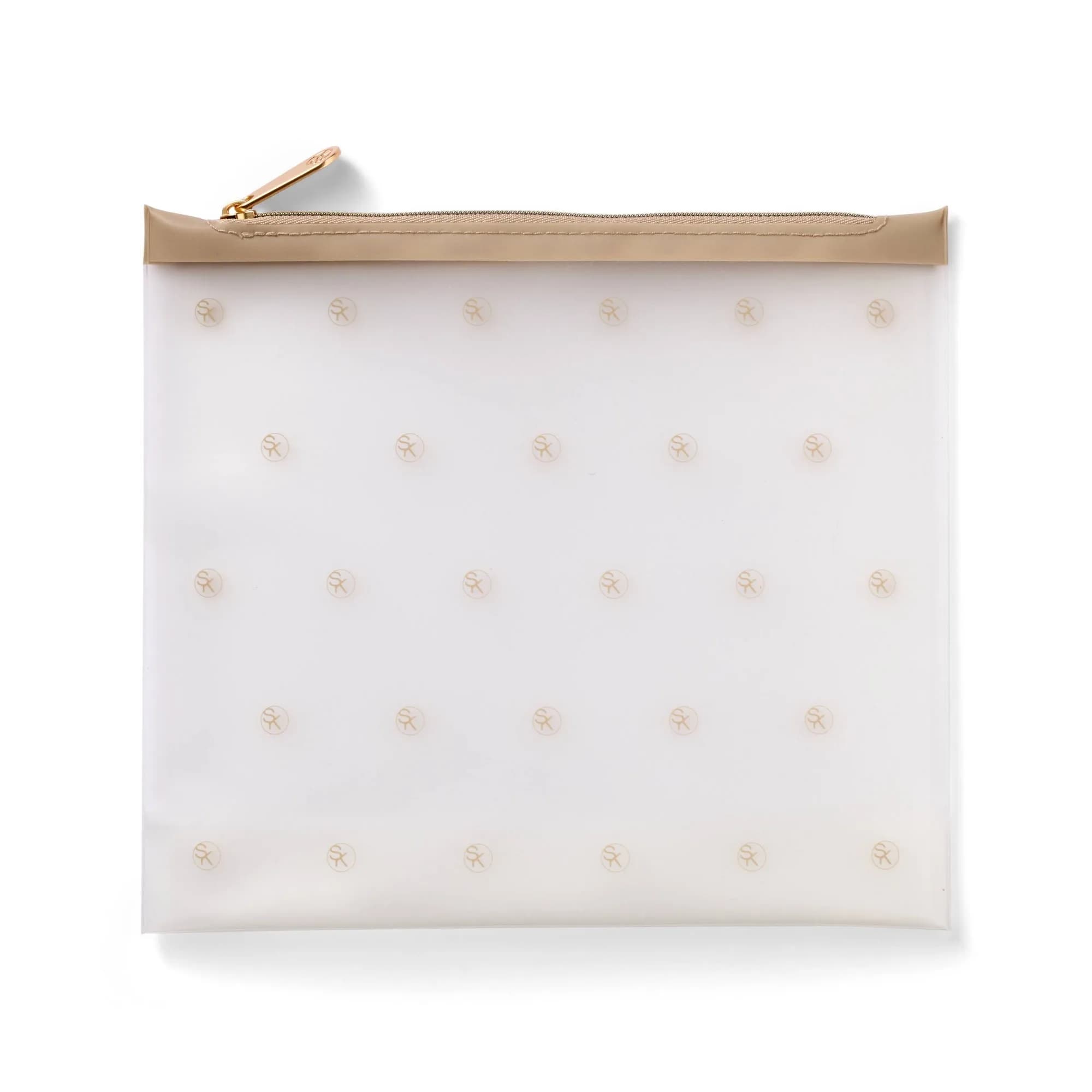 Clear TPU Travel Makeup Pouch With Zipper Closure, Waterproof Cosmetic Organizer For Handbag And Luggage