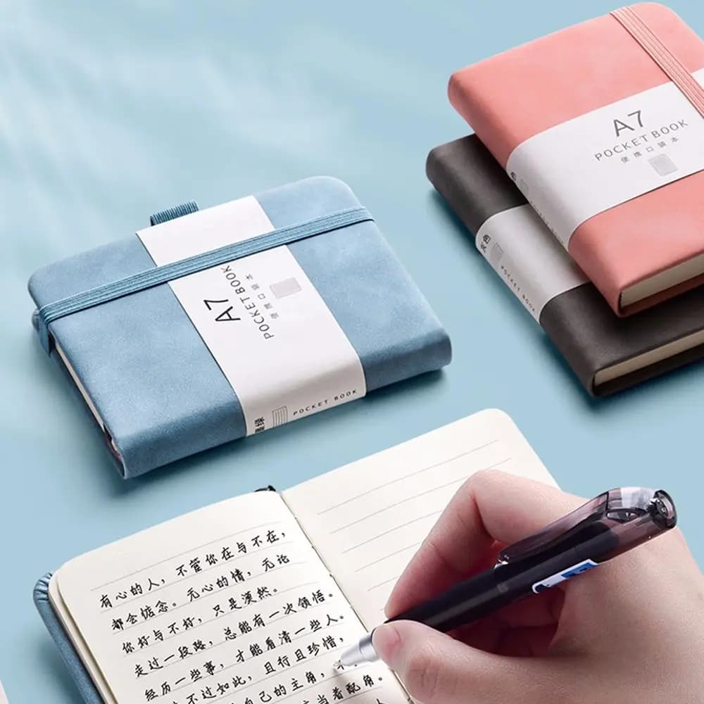 A6/A7 1 pz. Mini taccuino portatile, agenda, organizer, blocco memo, quaderno per schizzi, diario, planner