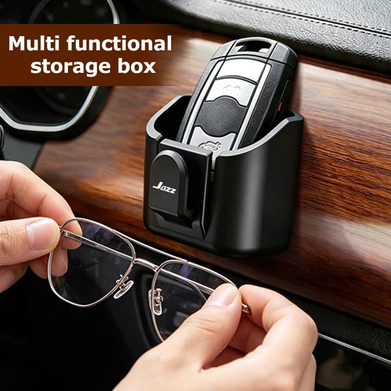 Car Key Storage Box Organizer Sunglasses Card Holder Clip Accessories For Honda Insight CITY CIVIC DOHC Modulo Fit Vezel Legend