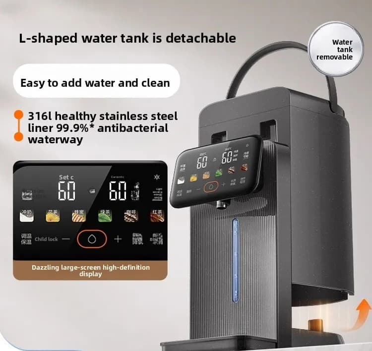 316L Stainless Steel Smart Insulated Thermostatic Water Electric Kettle