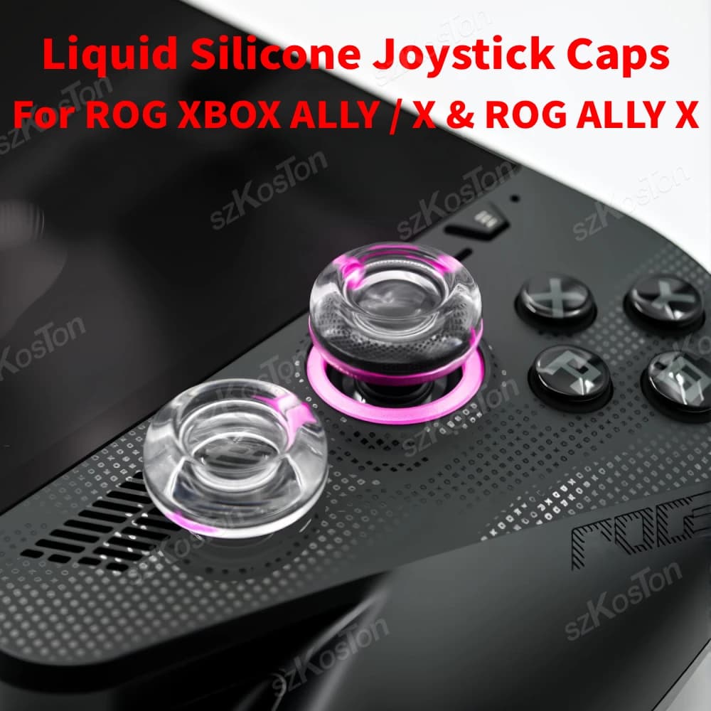 Copri Joystick in Silicone Liquido per Console di Gioco ROG XBOX Ally X, Copri Levetta per Accessori Gaming ROG XBOX Ally