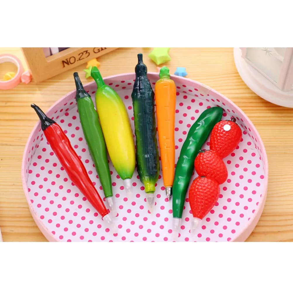 1 Pezzo Penna a Sfera Premium a Forma di Frutta, Inchiostro Gel Cartoon, Scrittura Fluida, Impugnatura Antiscivolo Confortevole per Bambini, Studenti, Ufficio, Scuola