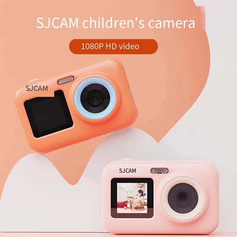 SJCAM FunCam Plus Children's Camera Double Screen Kids Camera for HD Digital Camera for School Home Childhood