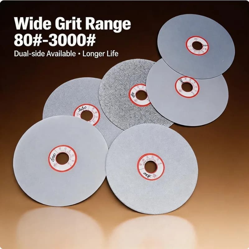 Affilacoltelli per Uso Domestico e Cucina, Strumento di Affilatura Diamantato Arrotondato Multi-Grit 60-3000, Macchina per Lucidatura del Legno