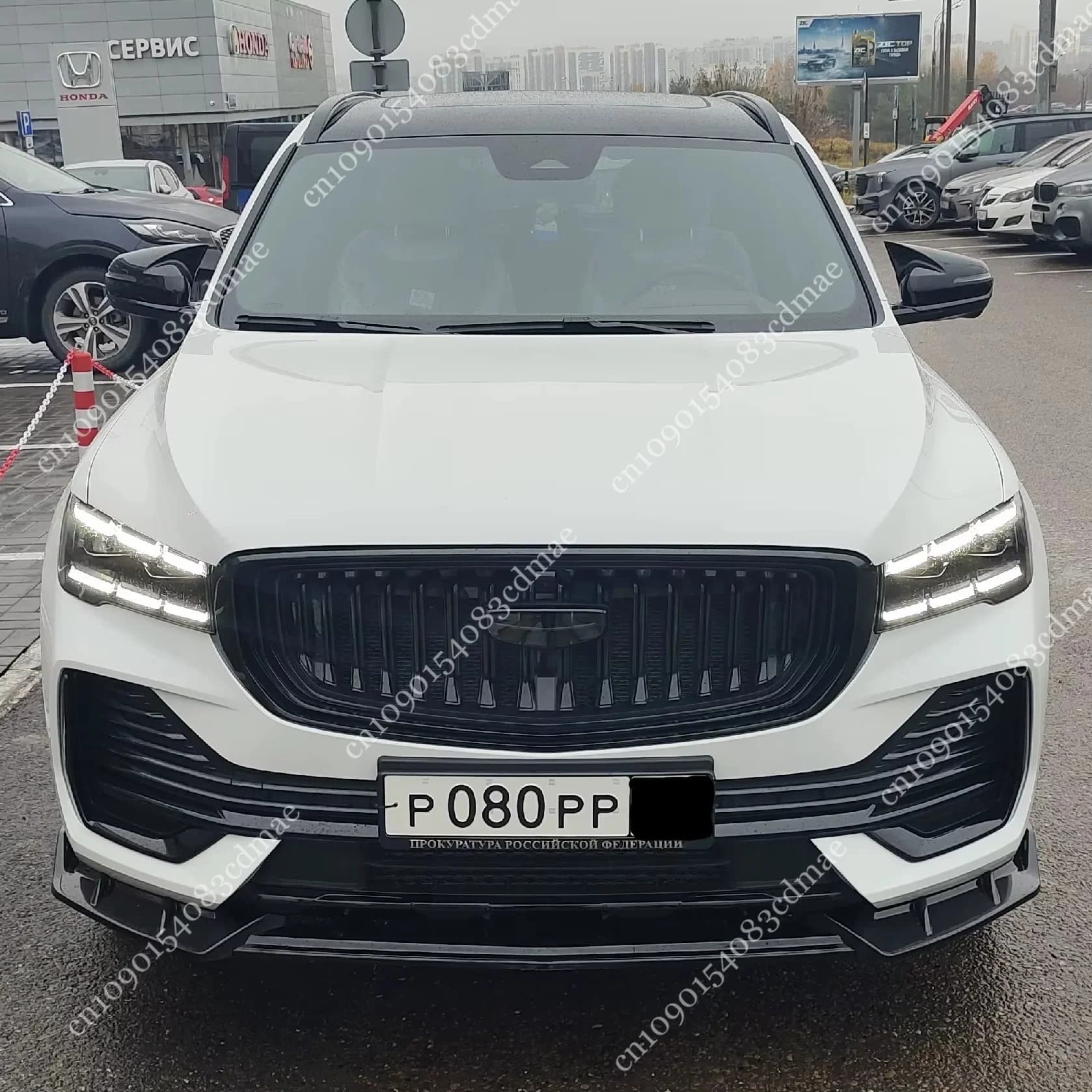 Front Bumper Blade Splitter Lip for Geely Monjaro KX11 2021 2022 2023 2024 Spoiler Diffuser Deflector Cover Body Kits Tuning