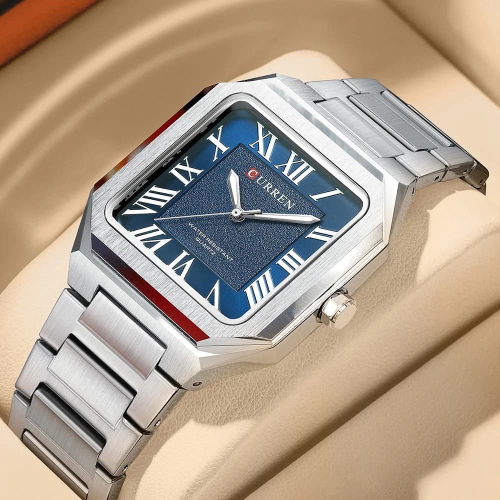 CURREN Luxury Business Men Wristwatch Waterproof Luminous Military Man Watch Stainless Steel Fashion Men's Quartz Watches
