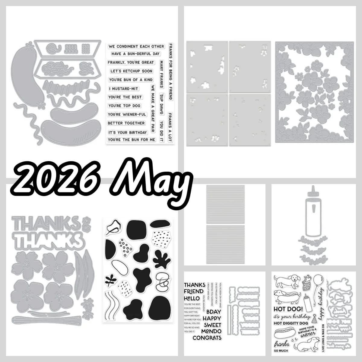 Coney Club Fustelle in metallo, timbri trasparenti e stencil per scrapbooking fai da te, decorazioni artigianali, modelli per embossing e biglietti di auguri
