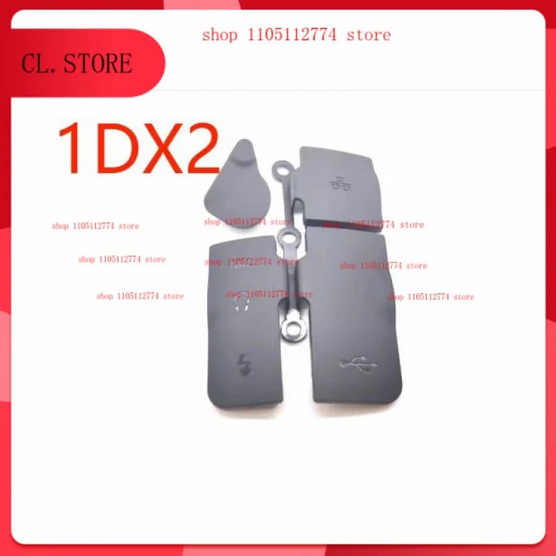 NUOVO per Canon 1DX2 EOS 1DX Mark II Mic HDMI USB Cover Door Parti della fotocamera in gomma