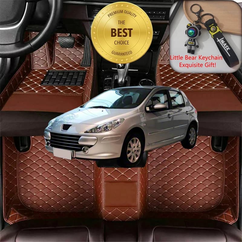 Custom fit for Peugeot 307 Hatchback 2008-2014 Car mats Luxury car accessories Car mats Left/right Guide