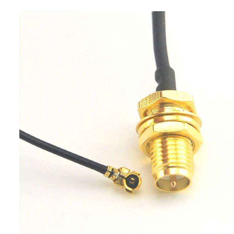 A72Z U.FL Mini PCI to RP-SMA Pigtail Antenna WiFi Cable Pack of 2
