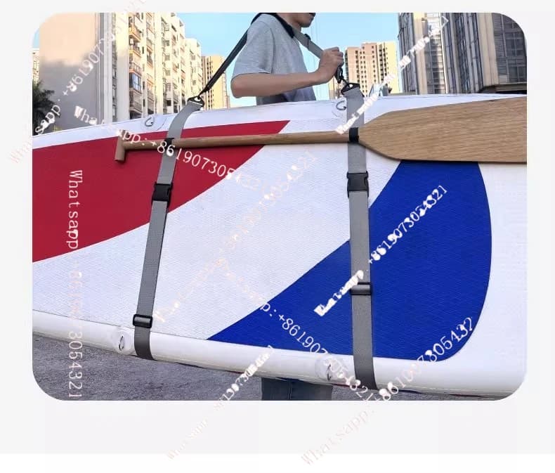 Cinghia per Tavola da Surf, Paddle Board, SUP, Kayak, Wakeboard, Canoa, Tracolla Facilmente Regolabile, Adatta per Surf