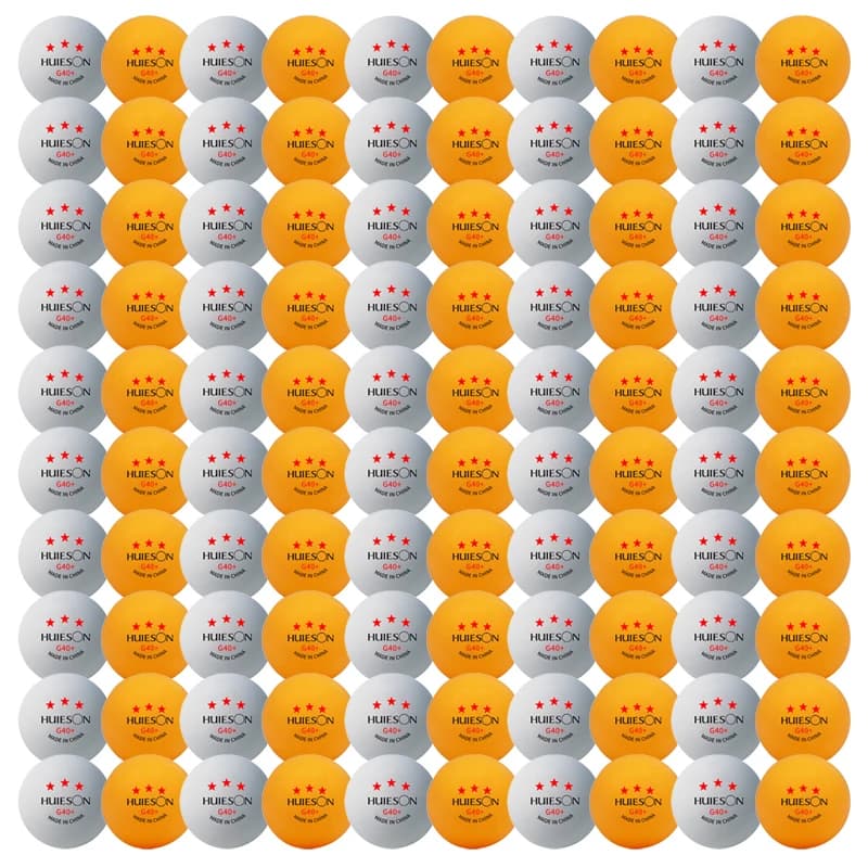 Huieson 50/100 PCS Palline da Ping Pong di Alta Qualità Palline da Ping Pong Standard Internazionale per Competizione E Formazione