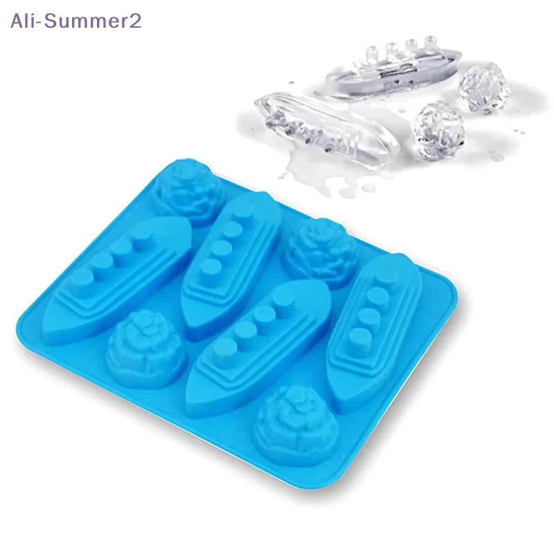Stampi in silicone a forma di Titanic per bevande da festa - Collezione Summer2