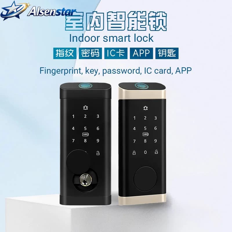 Fingerprint Lock Waterproof Tuya Wifi Remote Control Bluetooth TTLock App Mechanical Electronic Smart Door Lock For home