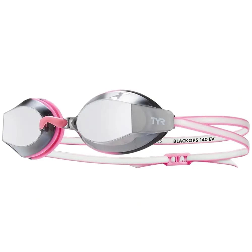Occhialini da nuoto a specchio Black Ops 140 EV Racing, modello da donna