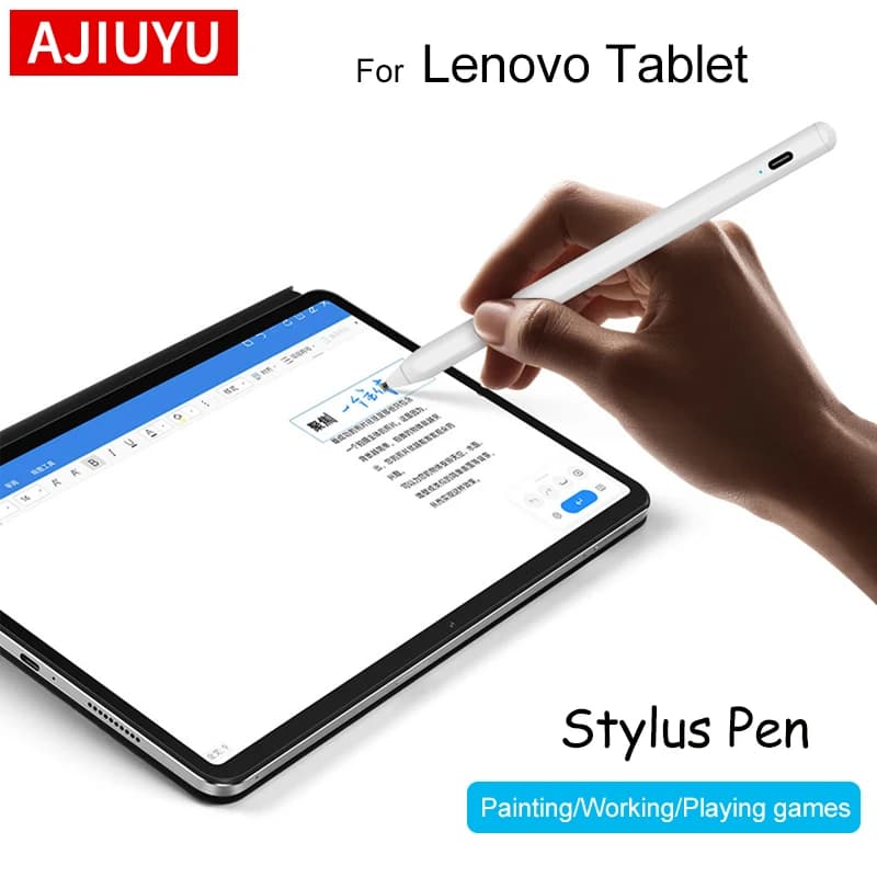 AJIUYU Penna Stilo Per Lenovo LEGION Y700 Y900 Tab M10 Plus 3a Gen TB-125FU 10.6 M8 M9 YOGA Pad Pro Tablet Pittura Touch Matita
