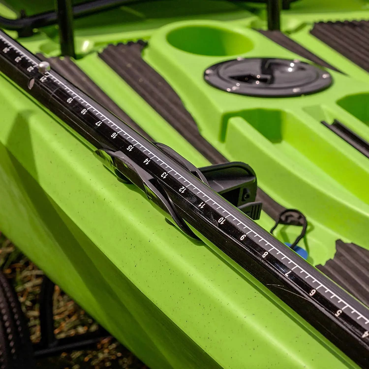 ABJX Nuovo Supporto per Pagaia da Kayak da Esterno, Fibbia Fissa per Canne da Pesca, Sedile per Pagaia in Plastica per Canoa/Tavola da Surf, Accessori per Gommone d'Assalto