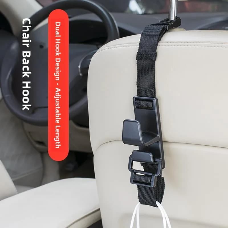 Creative Car Back Hooks Interior Storage Hooks Multi-Functional Rear Organizer Hooks Automotive Storage Solutions