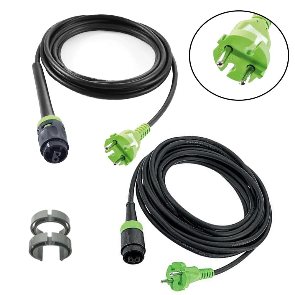 1 Set 240V Rubber Power Cable For Festool H05 RN-F-4 203914 489421 With Bayonet Locking Mechanism For Secure Tool Connection
