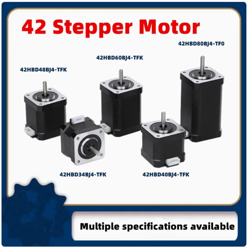 1PCS 42 stepper motor 3D printer accessories 17HS two-phase four-wire engraving machine and word writing machine NEMA17 esp32