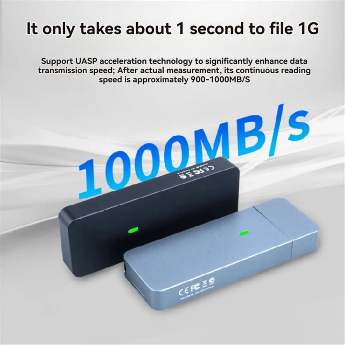 Goodprice M.2 NVME/SATA 2230 2242 SSD Enclosure USB-A Adapter 10Gbps USB3.2 Gen2 External M.2 Case for M2 2230 2242 SSD B