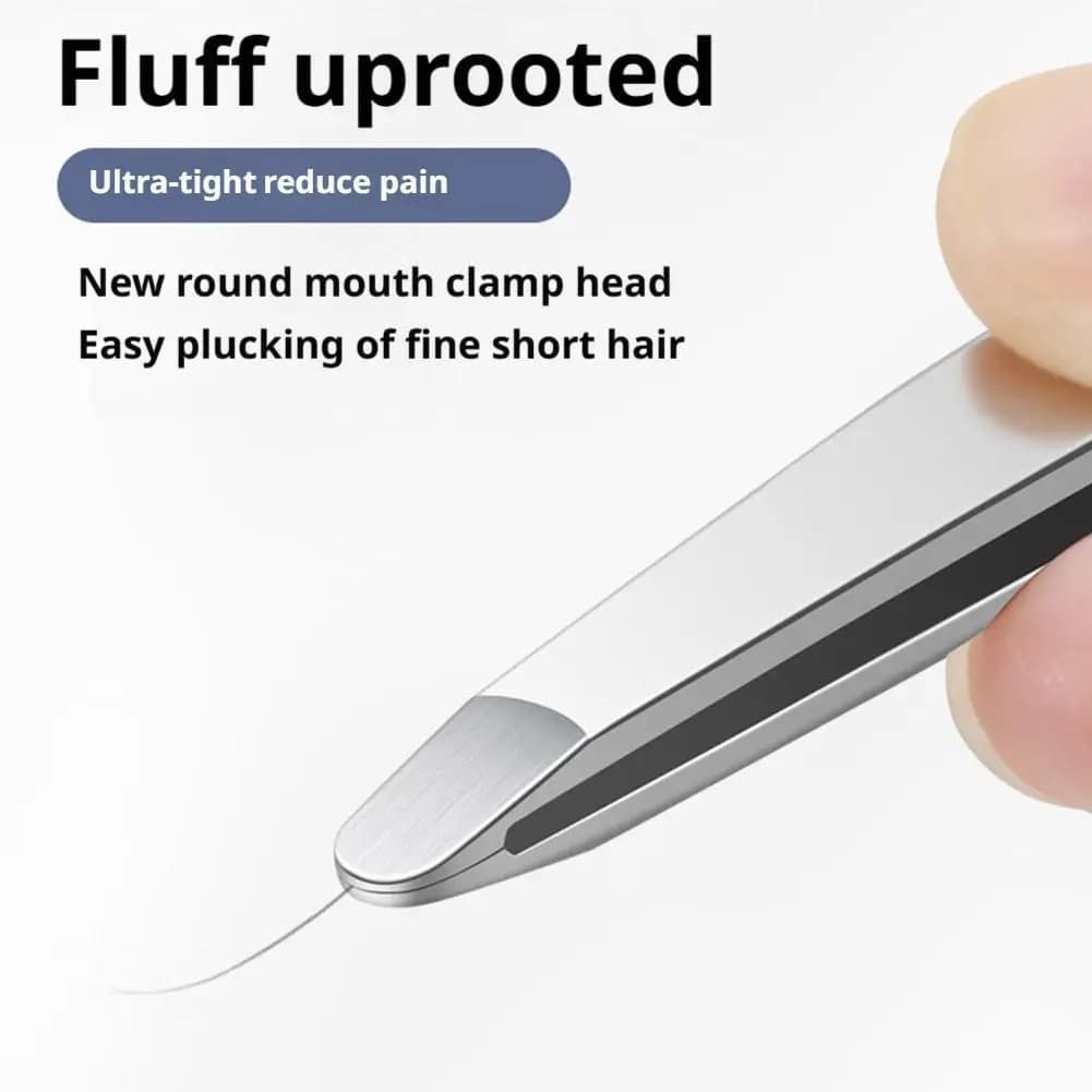 1Pc New Eyebrow Tweezers Non-slip Makeup Remover Tweezer Tools Stainless Steel Face Hair Women Removal Clip