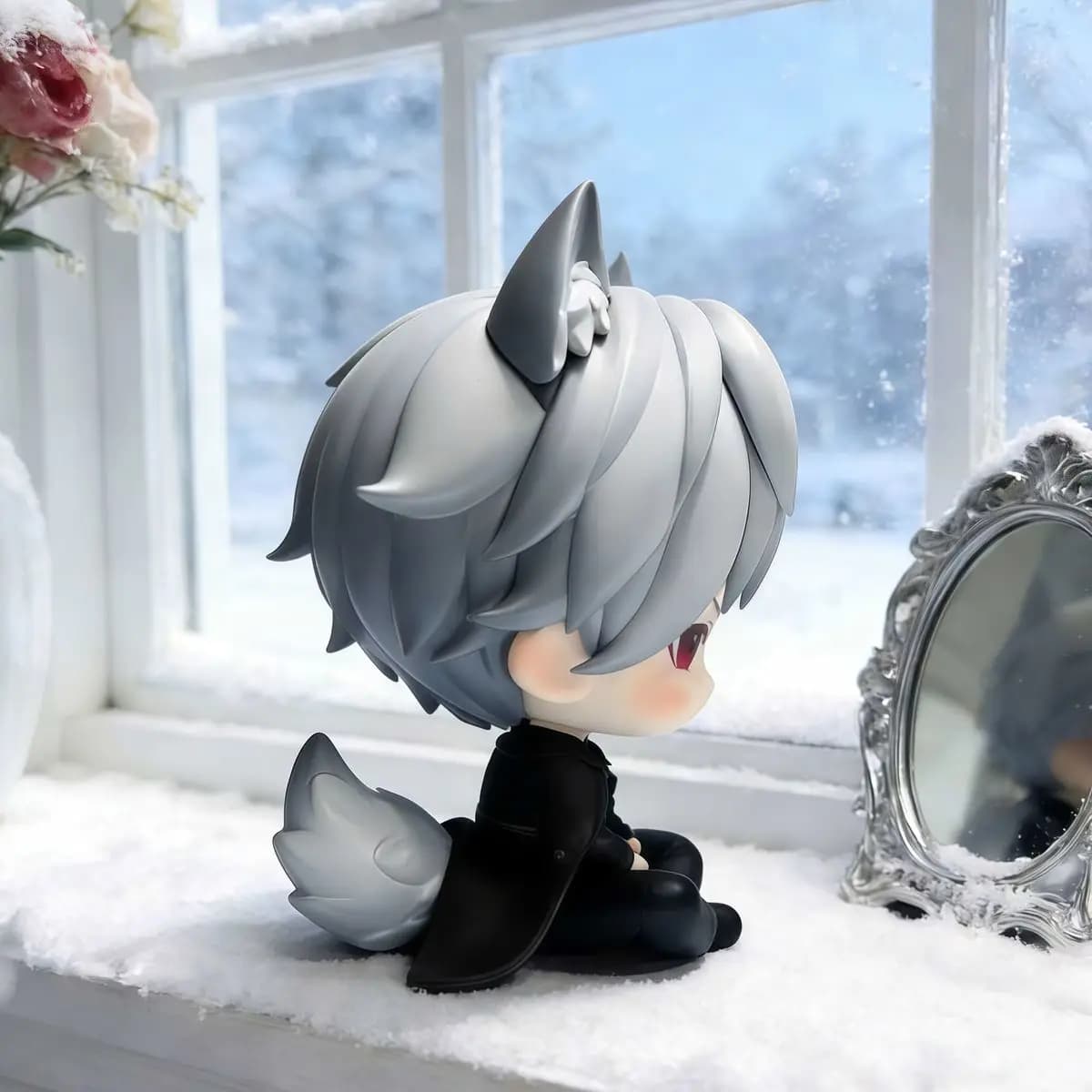 Nuova Action Figure in PVC di Sylus da Love and Deepspace, Ornamento da Scrivania, Accessorio Cartoon, Regalo di Compleanno