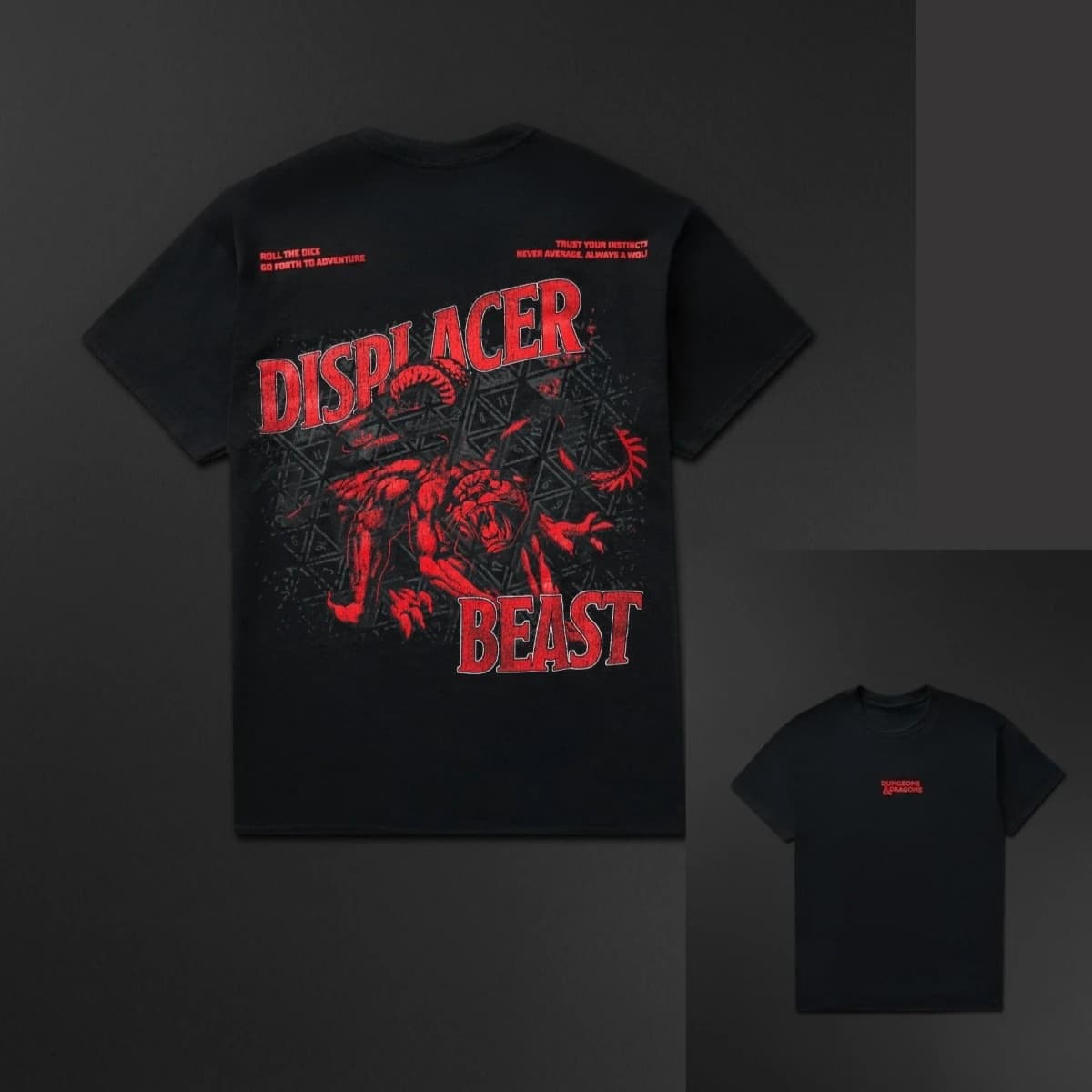 Dungeons and Dragons Displacer Beast Graphic T-Shirt GYM Daily Fitness Can Wear Cotton T-shirt To Absorb Sweat and Breathe