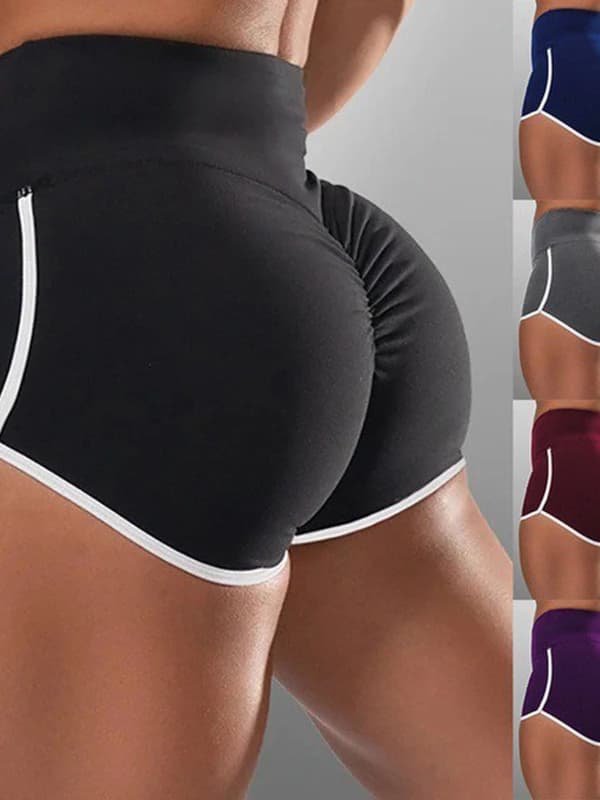 High Waist Sports Running Shorts Hip Casual Pants Street Style Wide Leg Short Shorts Regular Thickness Summer Collec...