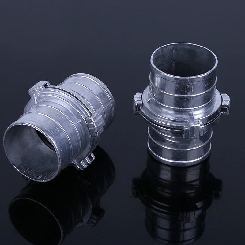 1 "1.5" 2 "Tubi dell'acqua Attacco rapido Raccordo per tubi in alluminio Connettore rapido per tubo flessibile con morsetto Accessorio per irrigazione agricola