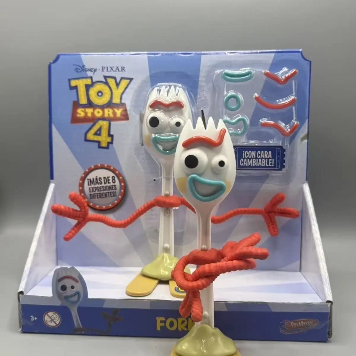 Action Figure Disney Toy Story 17CM con Personaggi Intercambiabili: Forky, Woody, Buzz - Statuetta Anime da Collezione, Regalo Perfetto