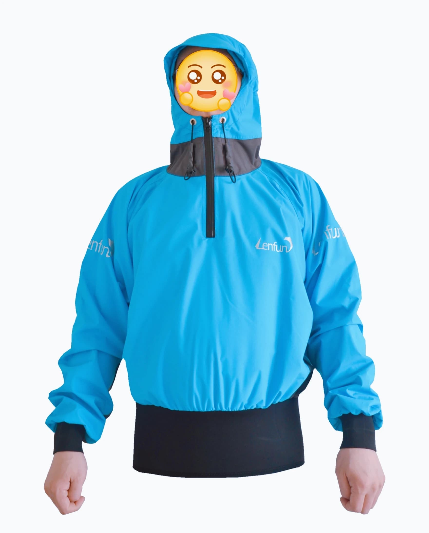 Semi-dry cacs paddle rafting spray jacket splash top canottaggio a vela con cappuccio Touring,Kayak, Sea Kayak,Flatwater,Raft