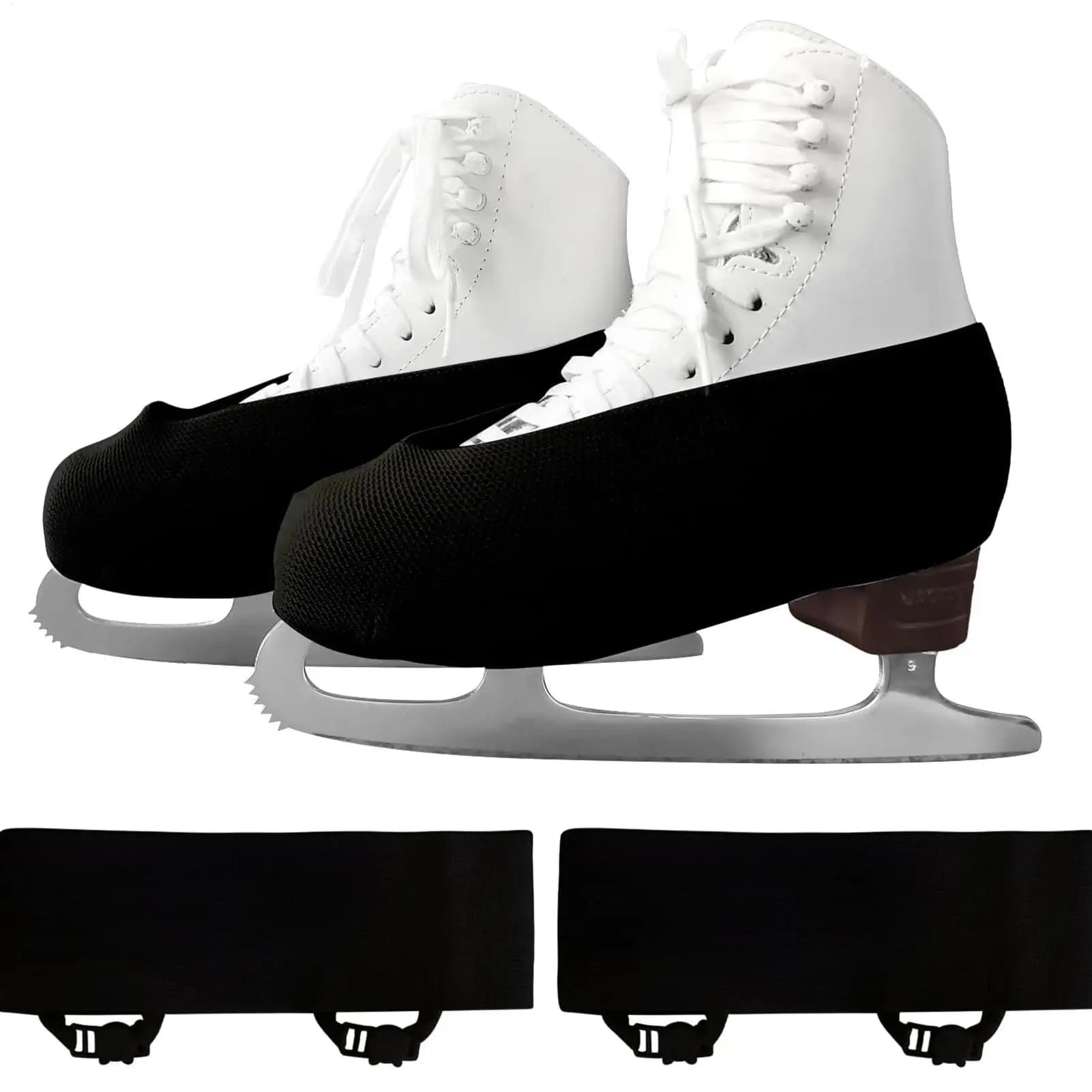 Ice Skate Covers Elastic Waterproof Skate Blade Protectors For Figure Speed Hockey Youth Adults Roller Covers Skating Skate Gear