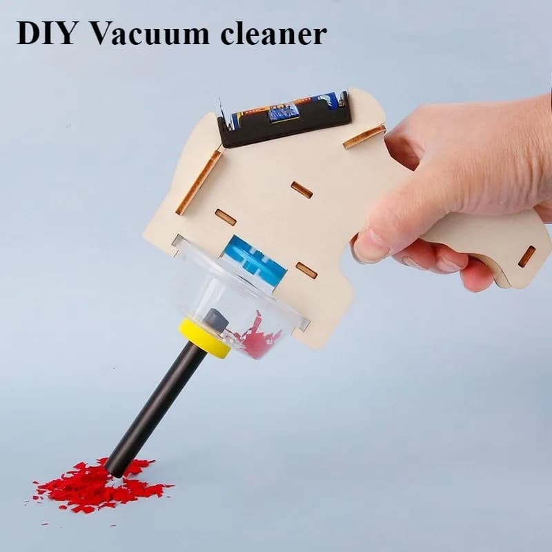 Children's science and education experiment models, children's DIY vacuum cleaner assembly toys, children's DIY gifts