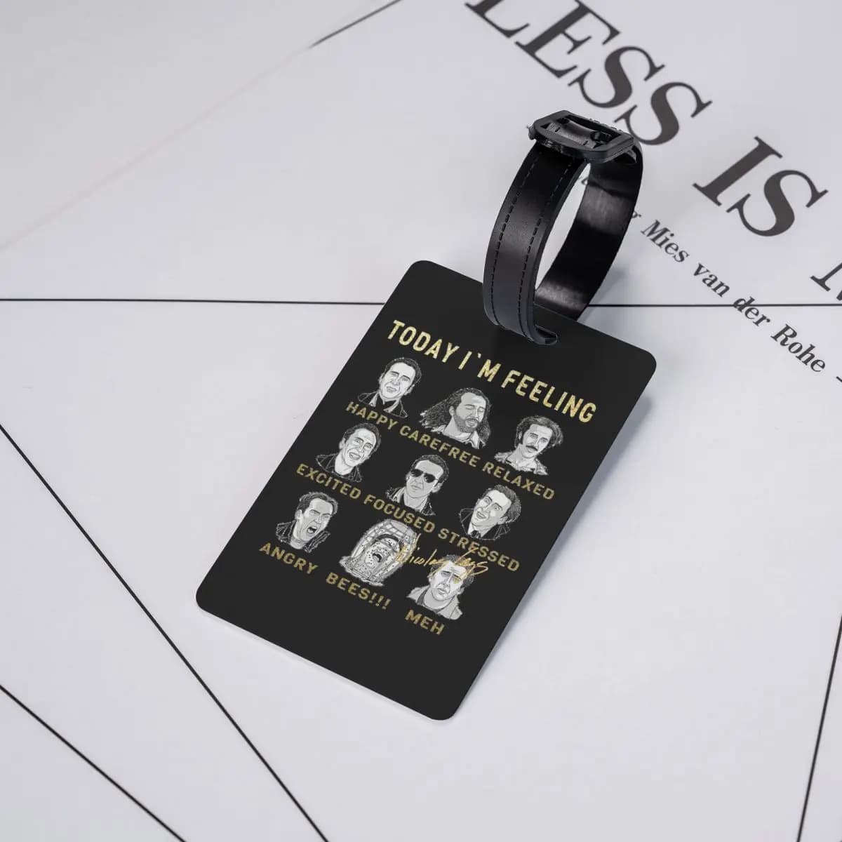 Etichette per Bagagli di San Nicola, Accessori per Valigie, Tag per Bagaglio da Viaggio, Porta Etichetta con Nome e Indirizzo