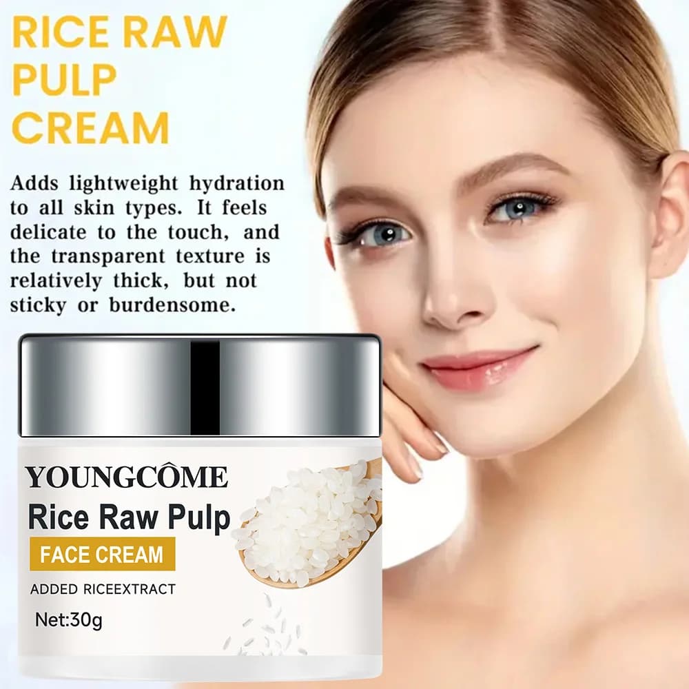 Rice cream promotes elasticity and moisturizingNouriHerze locksAnti-aging Lifting face Nutrition Collagen Repair