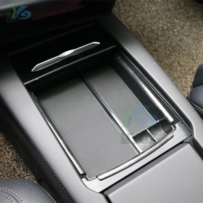 Per Tesla Model X / Model S 2016 2017 2018 Scatola portaoggetti per bracciolo interno Custodia Organizer 1 set Accessori per lo styling dell'auto