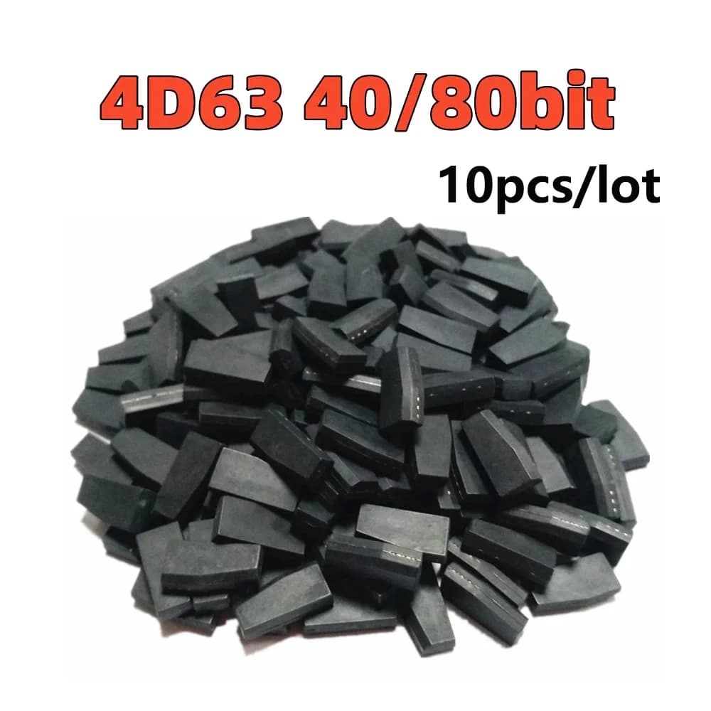 5 10pcs/lot 4D63 40/80bit ID63 ID83 TP33 Blank Ceramic Transponder Chip for Ford for Mazda for Lincoln Car Key