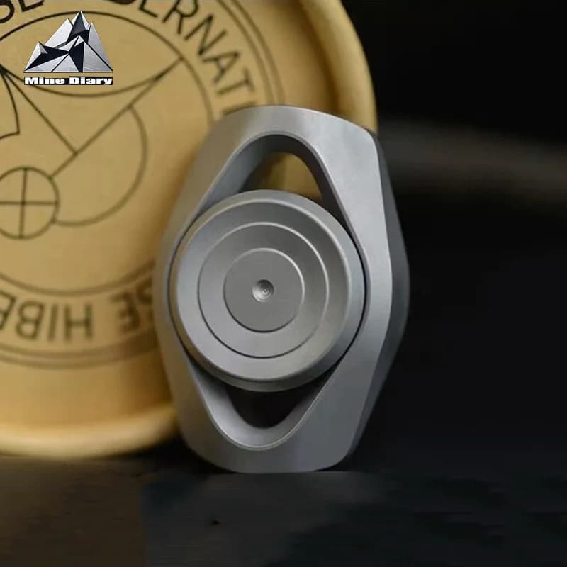 Giroscopio Fidget Spinner EDC Acciaio inossidabile Mano per adulti Spinner Fidget Toys Strumento ADHD Giocattoli antistress Giocattoli da scrivania