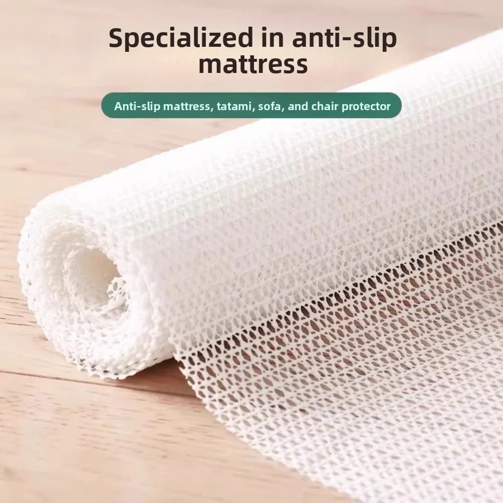 1/2 Pezzi Tappetino Antiscivolo in PVC Espanso per Uso Domestico, Tappeto Antiscivolo per Divano, Rete Antiscivolo, Base di Fissaggio per Tappetino Yoga in Tessuto