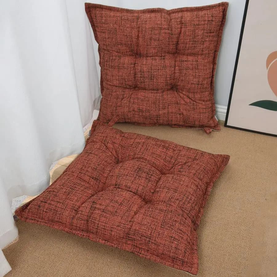 Cuscini Grandi da Pavimento 22, Cuscini Quadrati Antiscivolo in Memory Foam Ispessito per Supporto Schiena Ufficio, Sedia Yoga, Fashiona