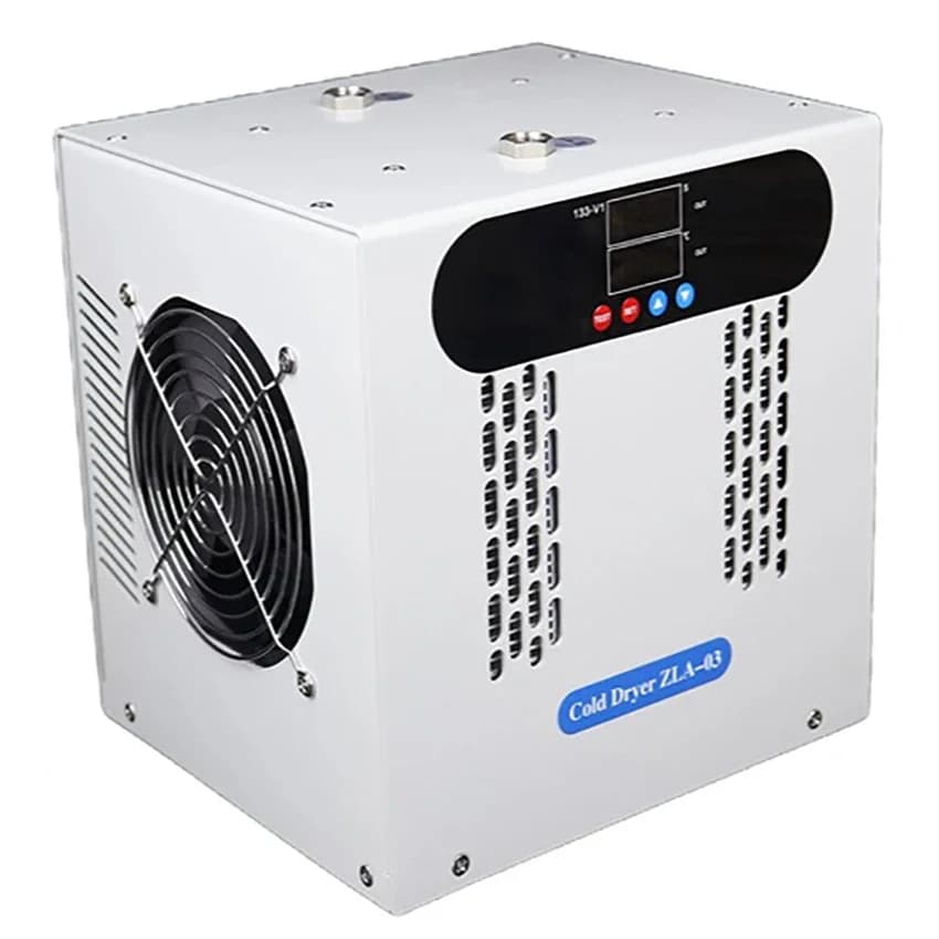 For 200L/Min Cold Dryer Electronic Condenser Compressed Air Drying Water Removal Filter Refrigeration Dryer Dehumidifier